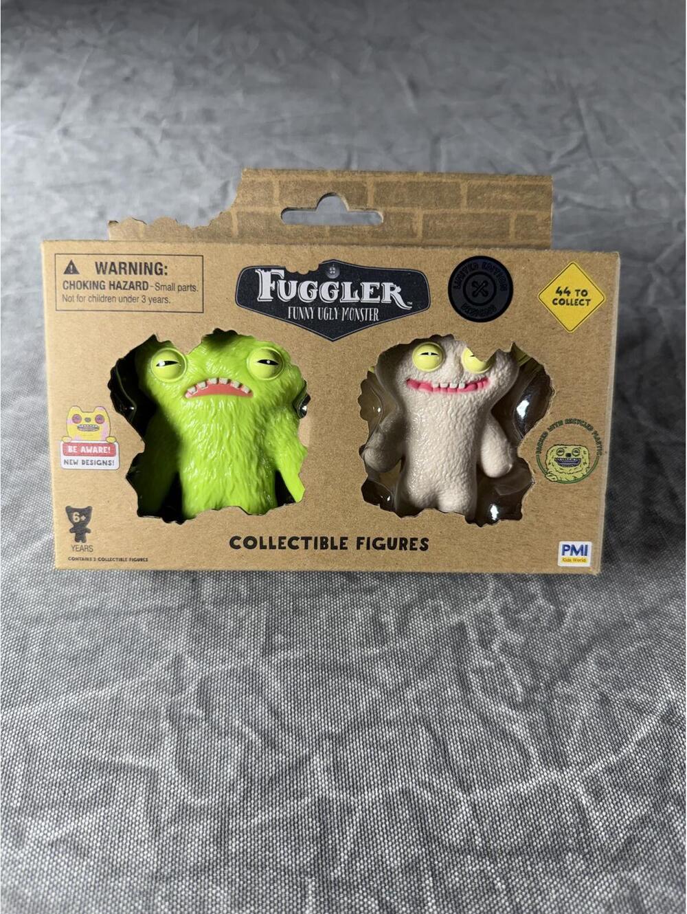 Fuggler Ugly Monsters 2 Pack - Green / Beige